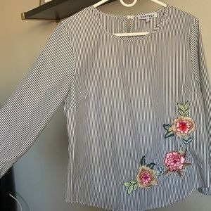 Embroidery long sleeve